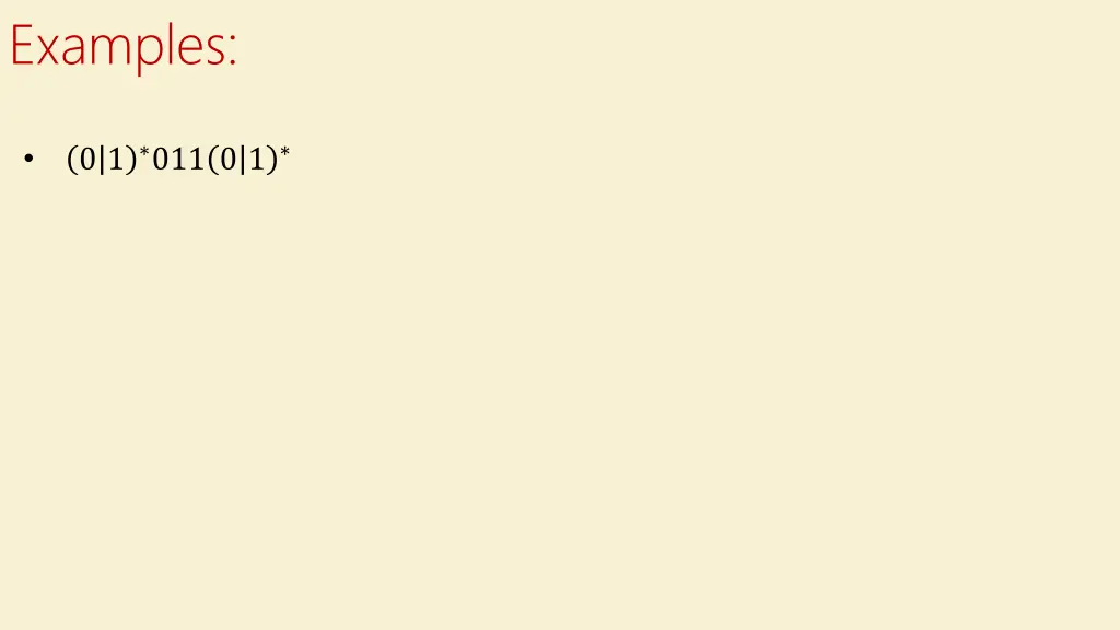 examples