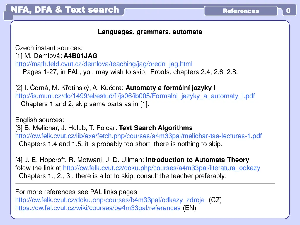 nfa dfa text search nfa dfa text search