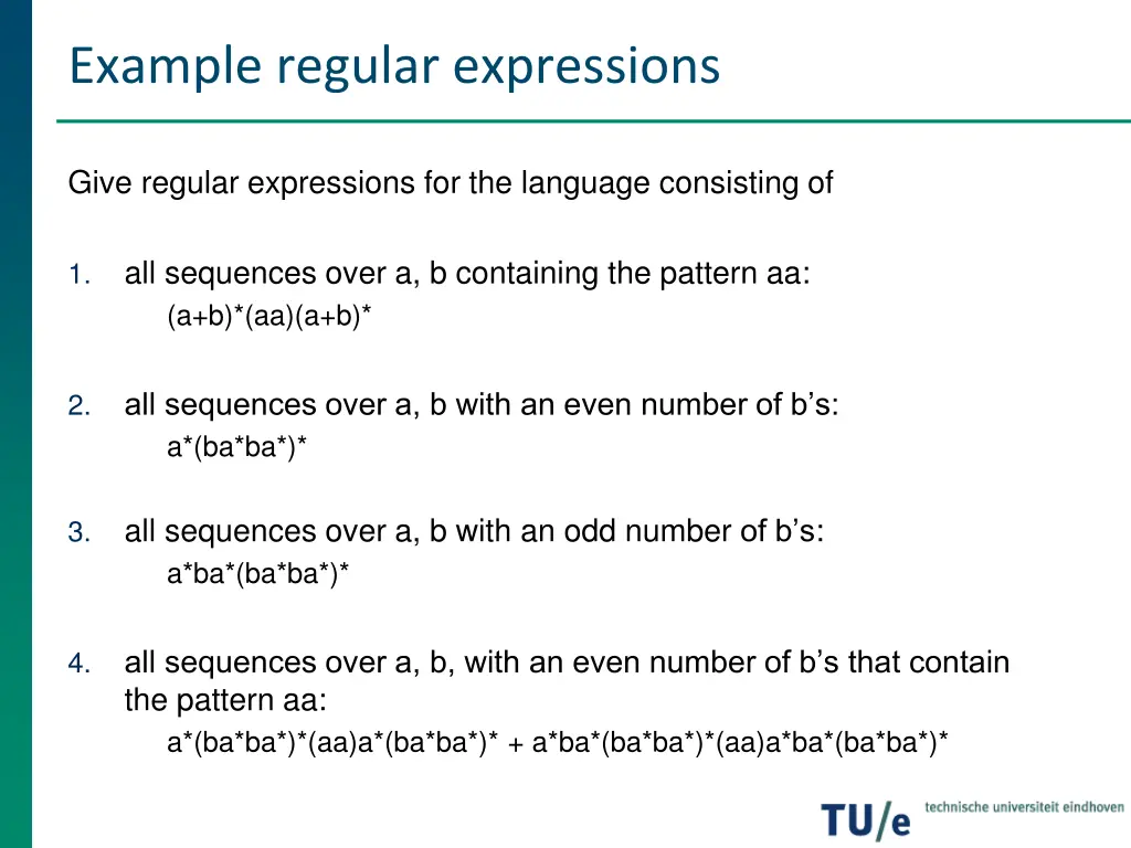 example regular expressions
