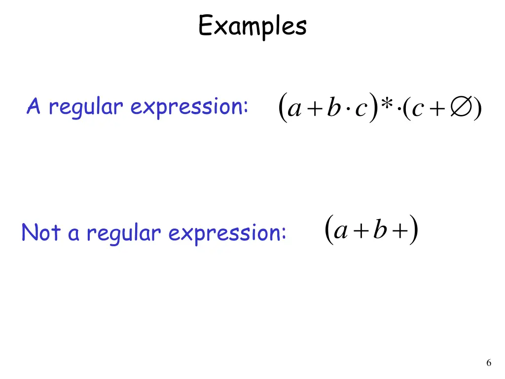 examples