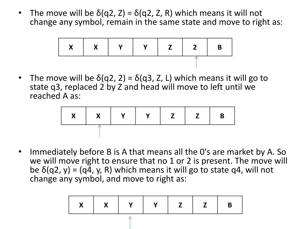 the move will be q2 z q2 z r which means it will