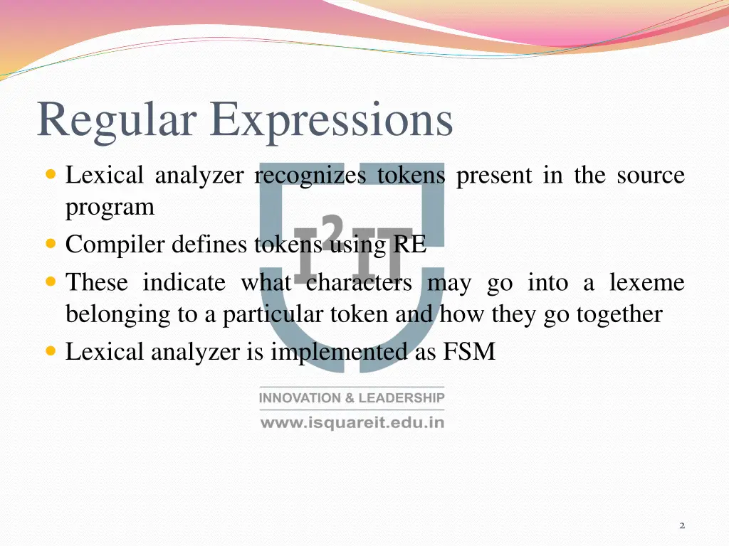 regular expressions