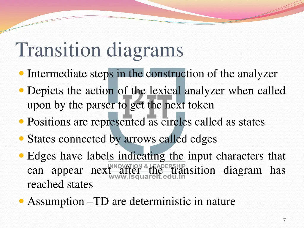 transition diagrams