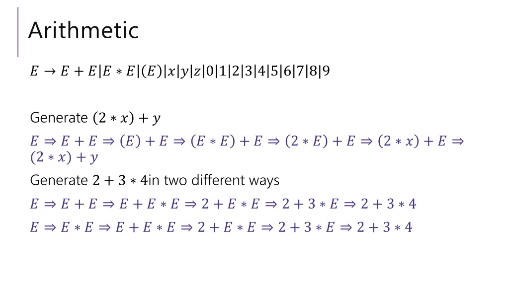 arithmetic 1