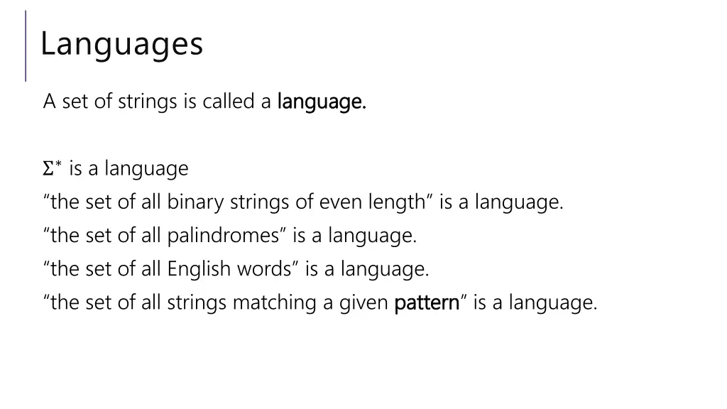 languages
