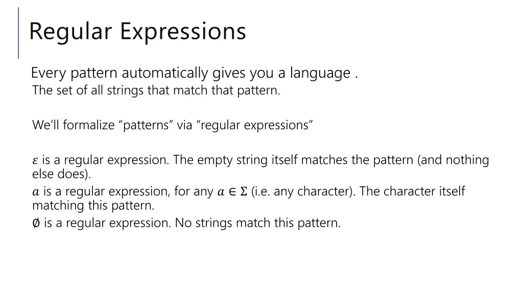 regular expressions 2