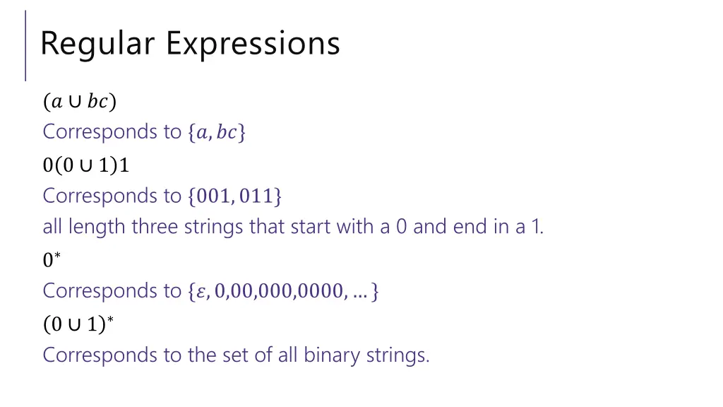 regular expressions 5