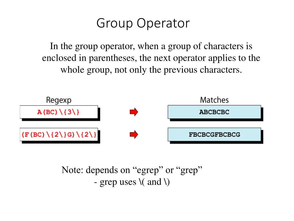 group operator