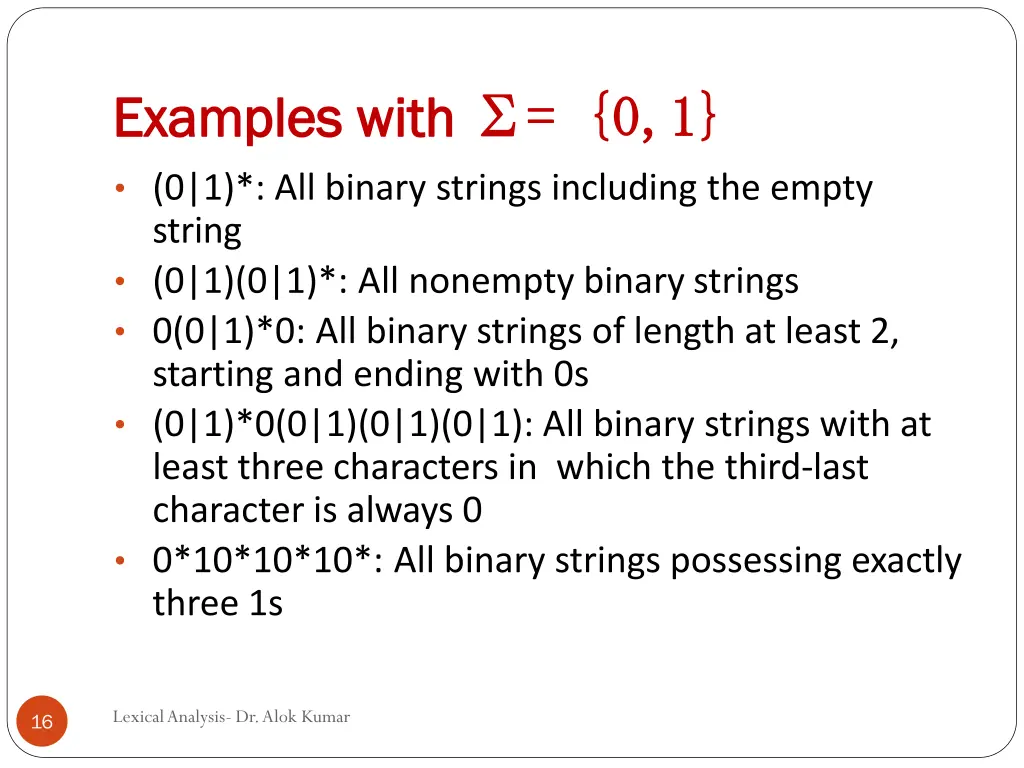 examples examples with