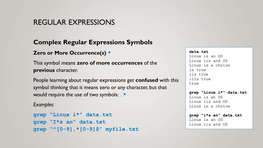 regular expressions 11