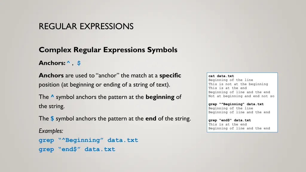 regular expressions 8