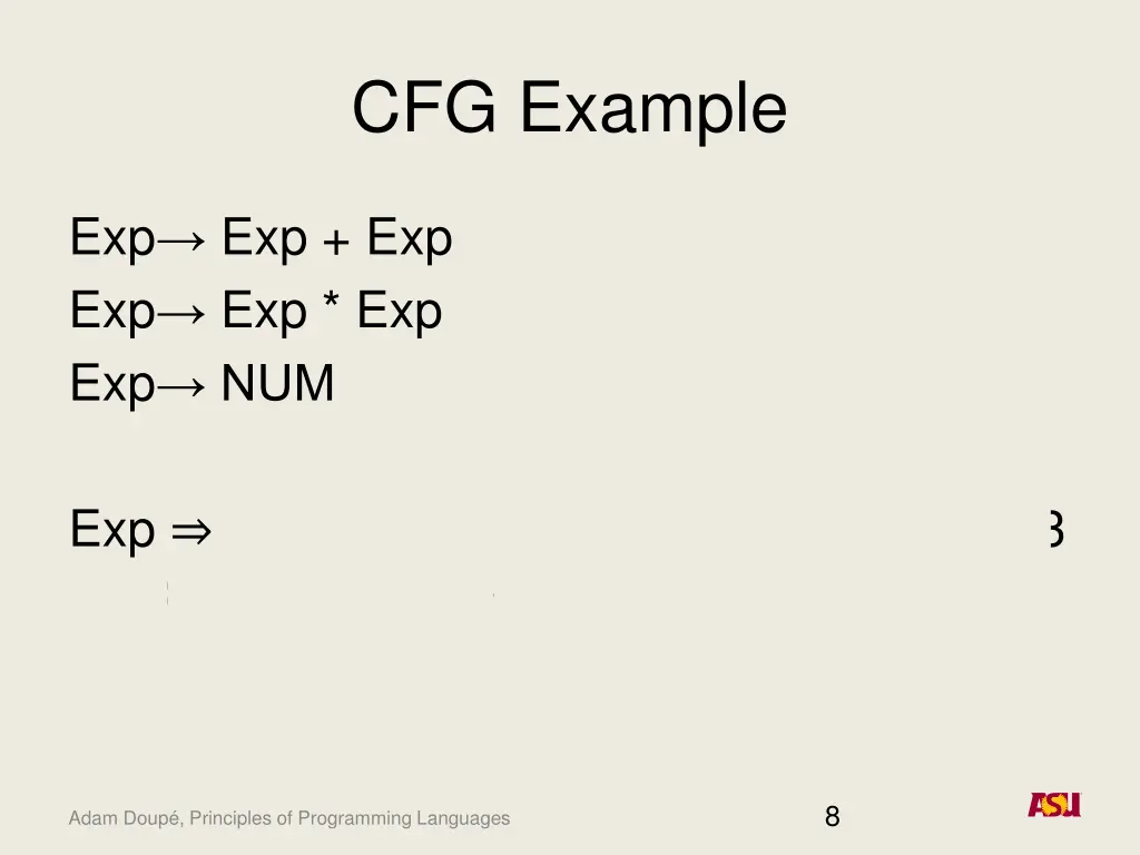 cfg example 1