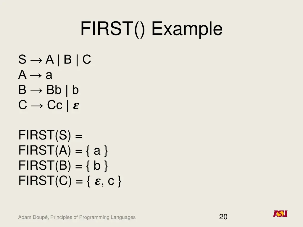 first example