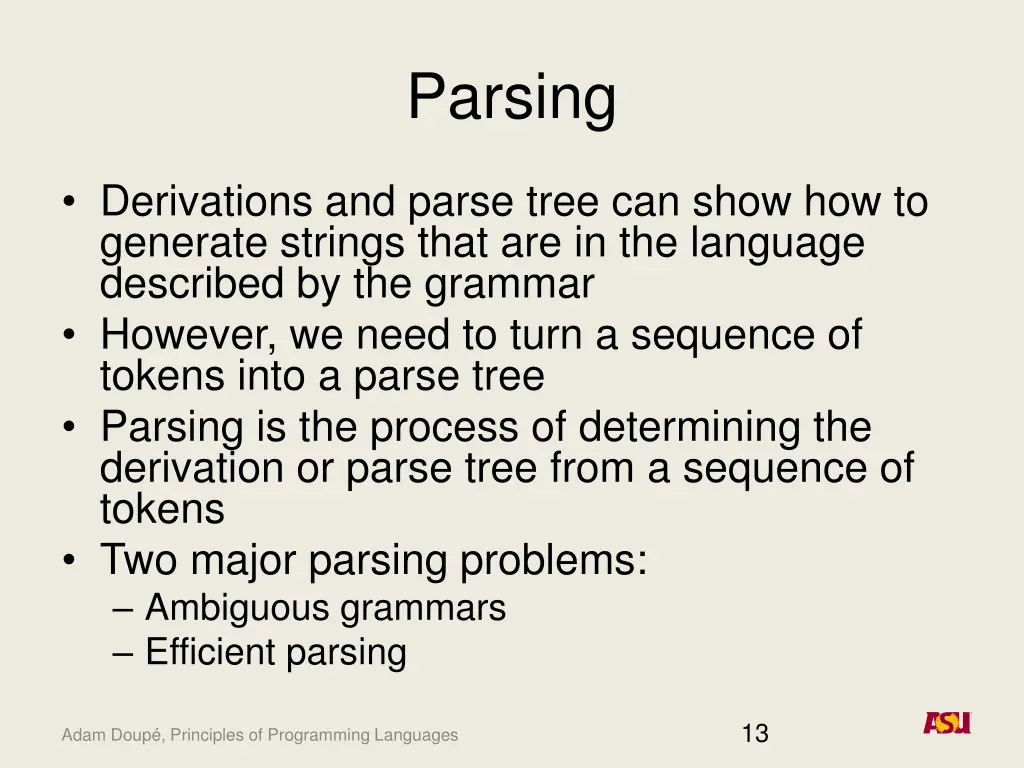 parsing
