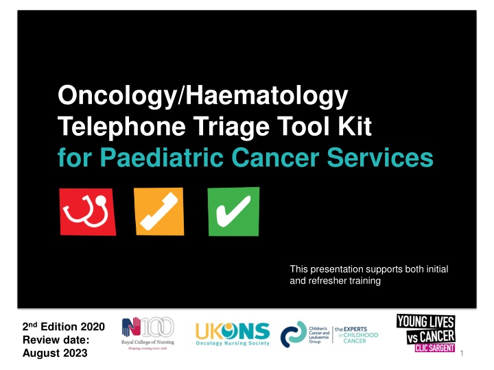 oncology haematology telephone triage tool