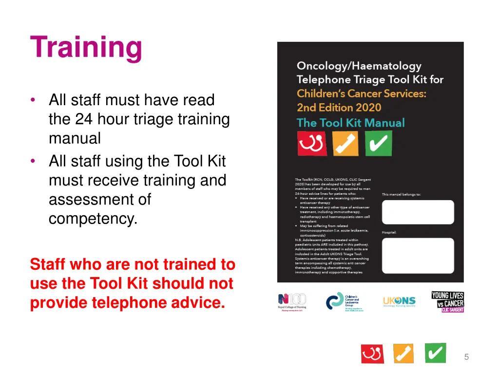 training