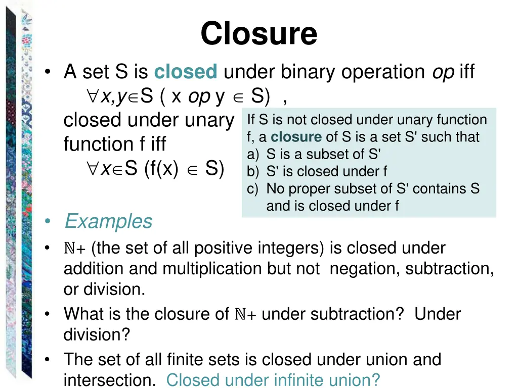 closure