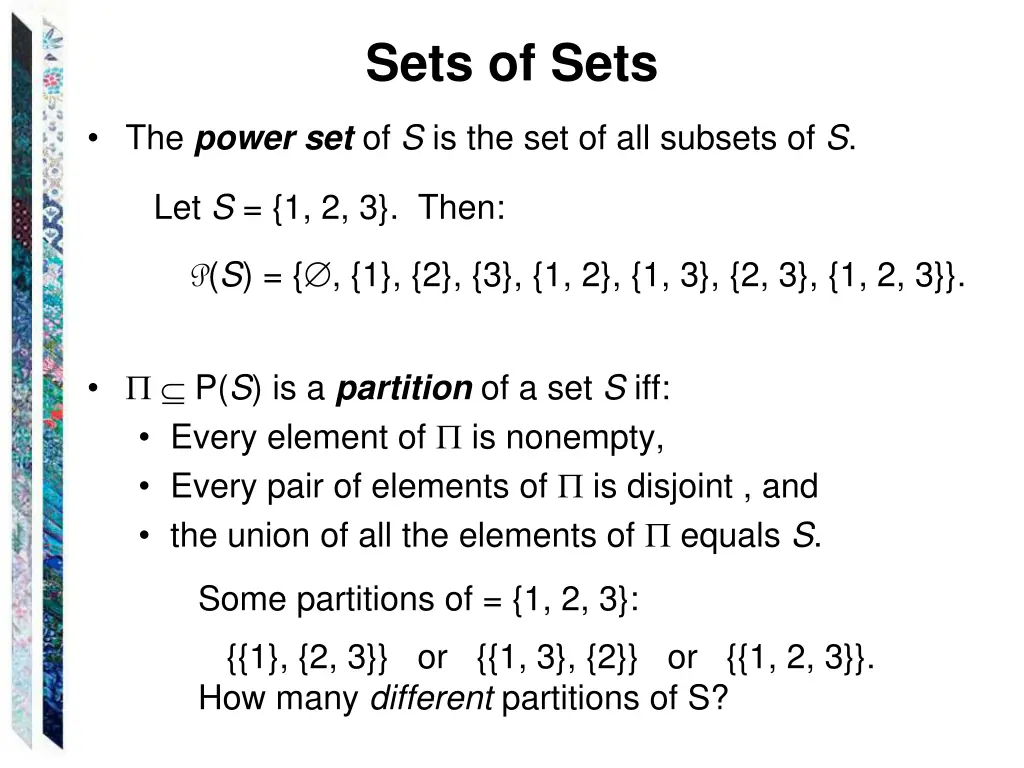 sets of sets