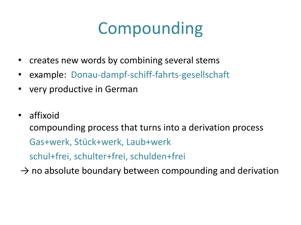 compounding