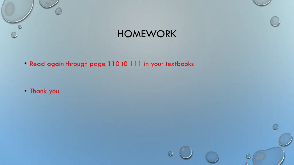 homework