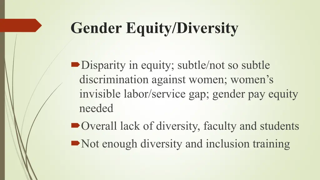 gender equity diversity