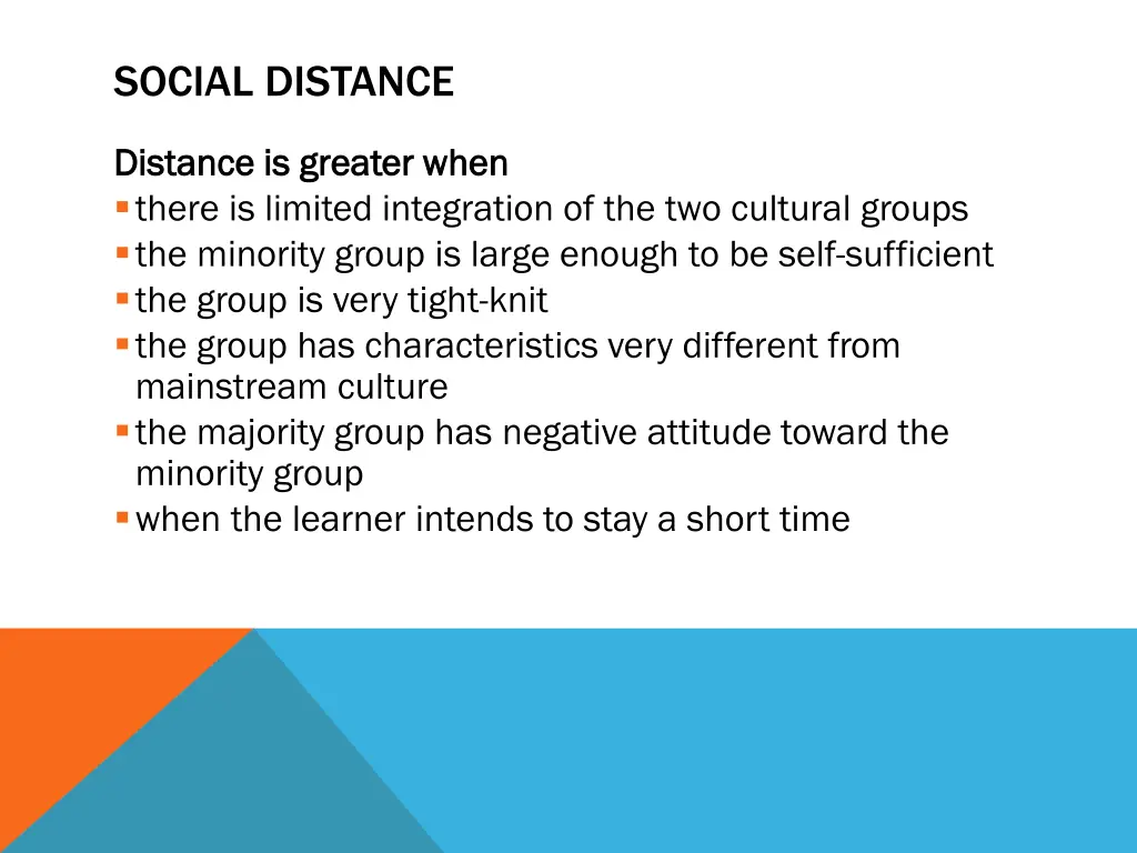 social distance