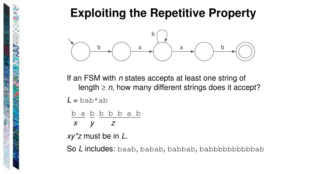 exploiting the repetitive property