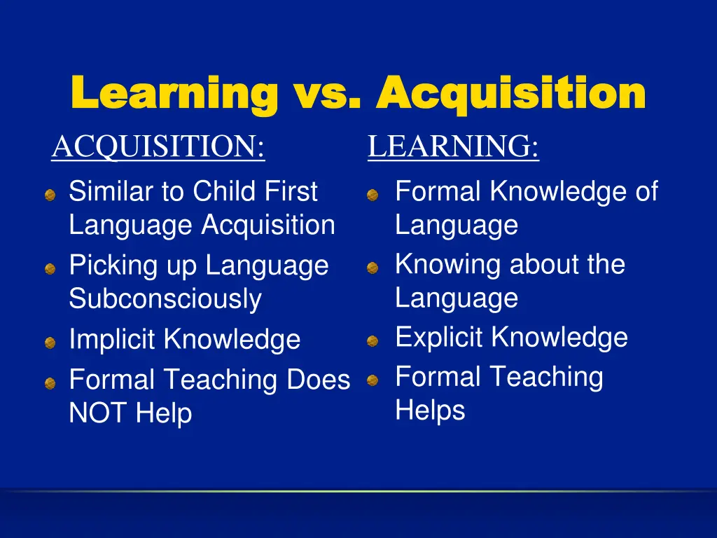 learning vs acquisition learning vs acquisition
