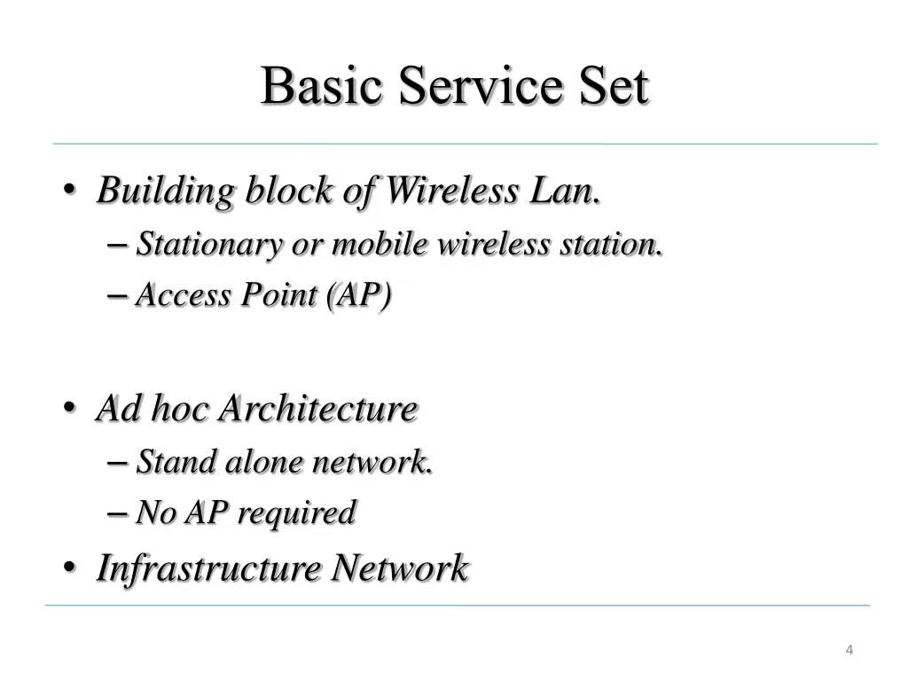 basic service set 1