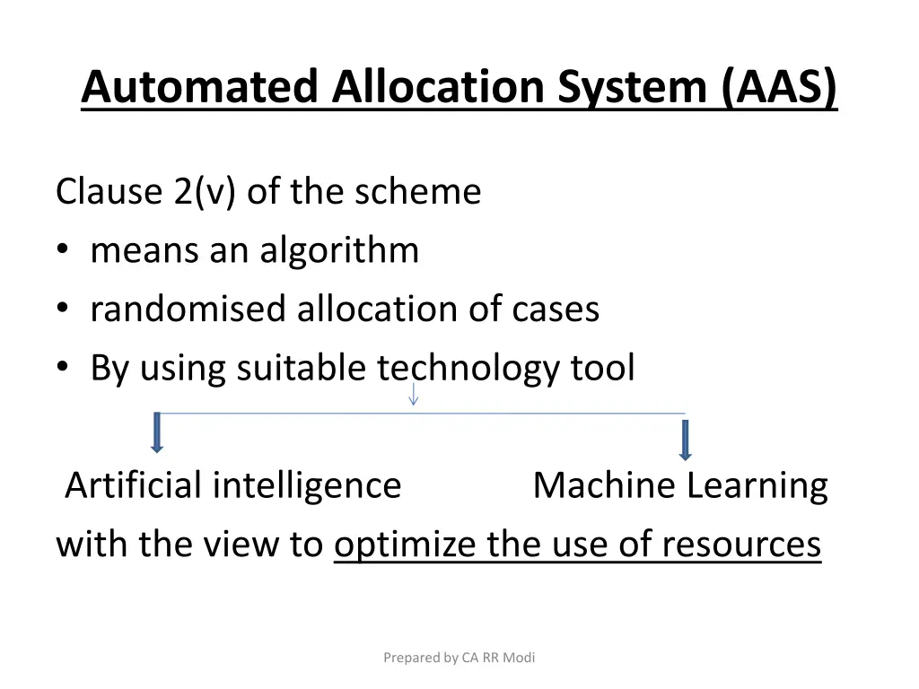 automated allocation system aas