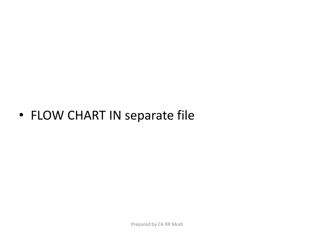 flow chart in separate file