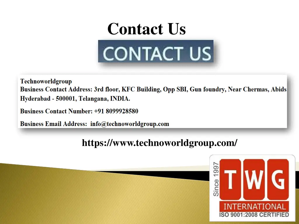 contact us