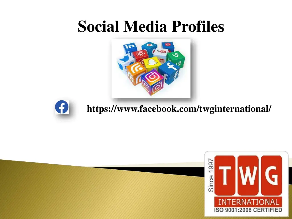 social media profiles