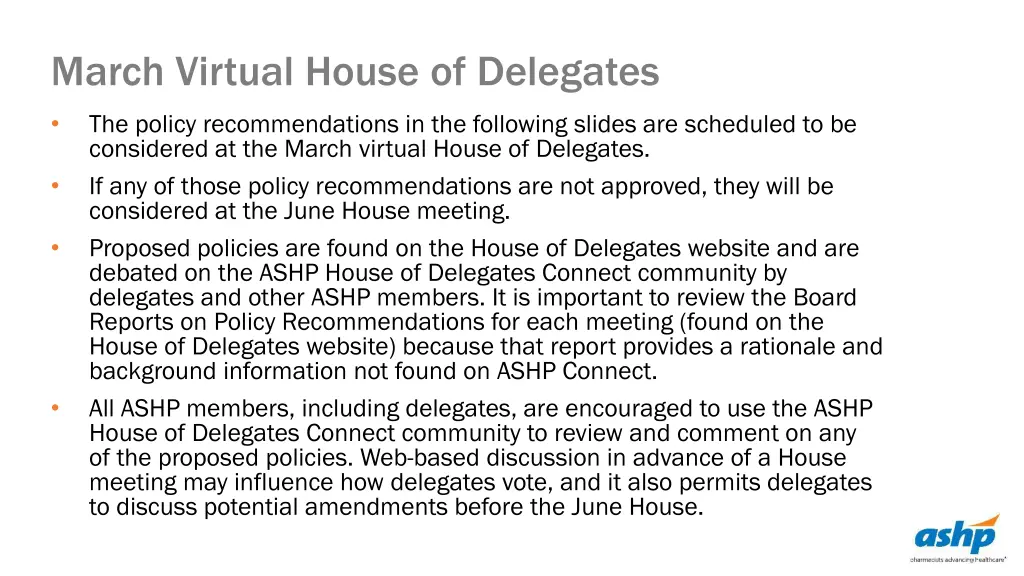 march virtual house of delegates