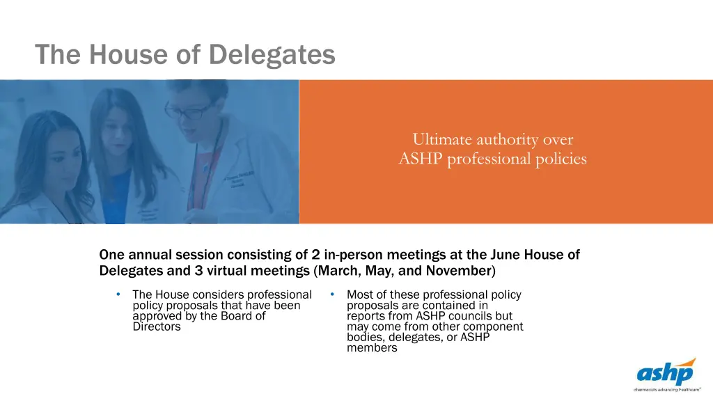 the house of delegates