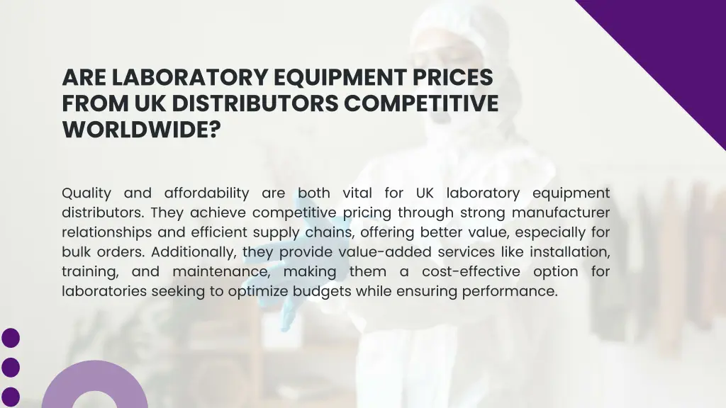 are laboratory equipment prices from