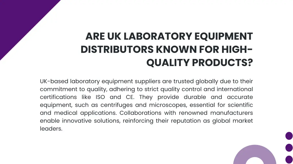 are uk laboratory equipment distributors known