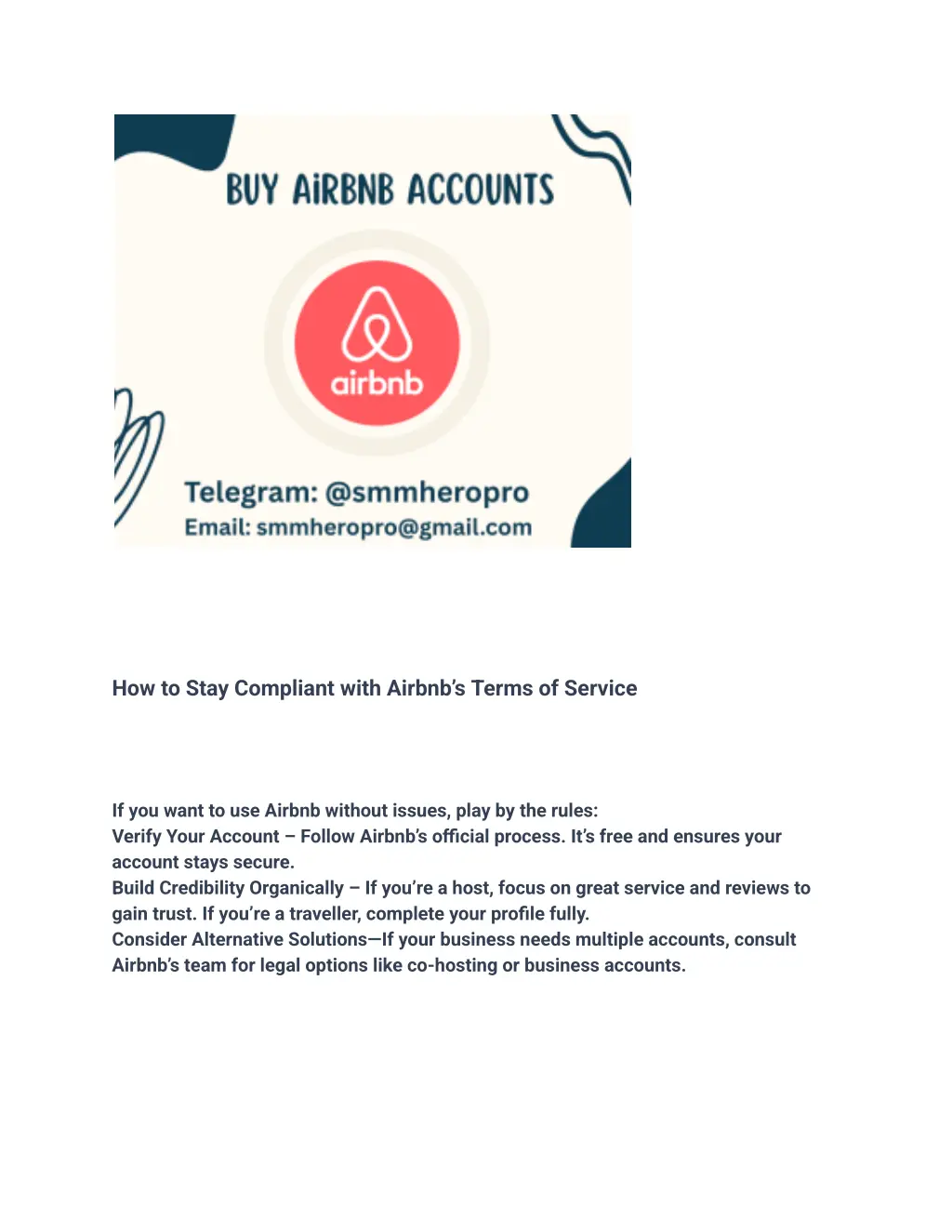 how to stay compliant with airbnb s terms