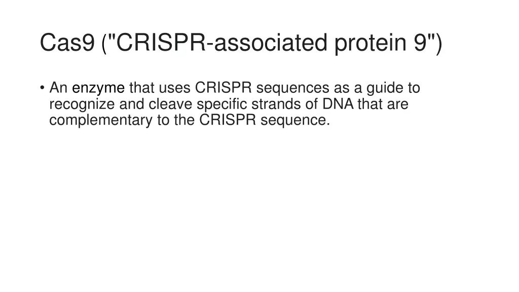 cas9 crispr associated protein 9