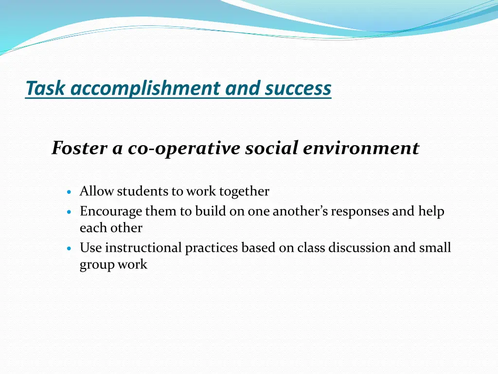 task accomplishment and success 1