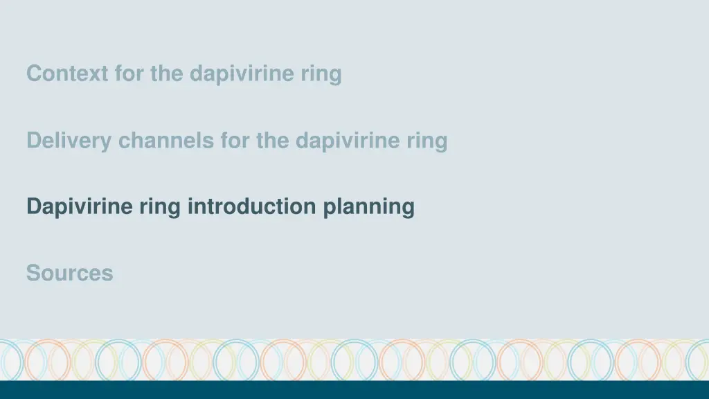 context for the dapivirine ring 2