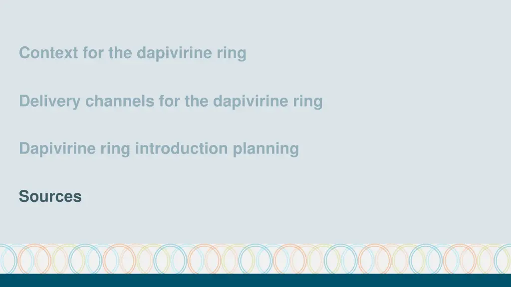 context for the dapivirine ring 3