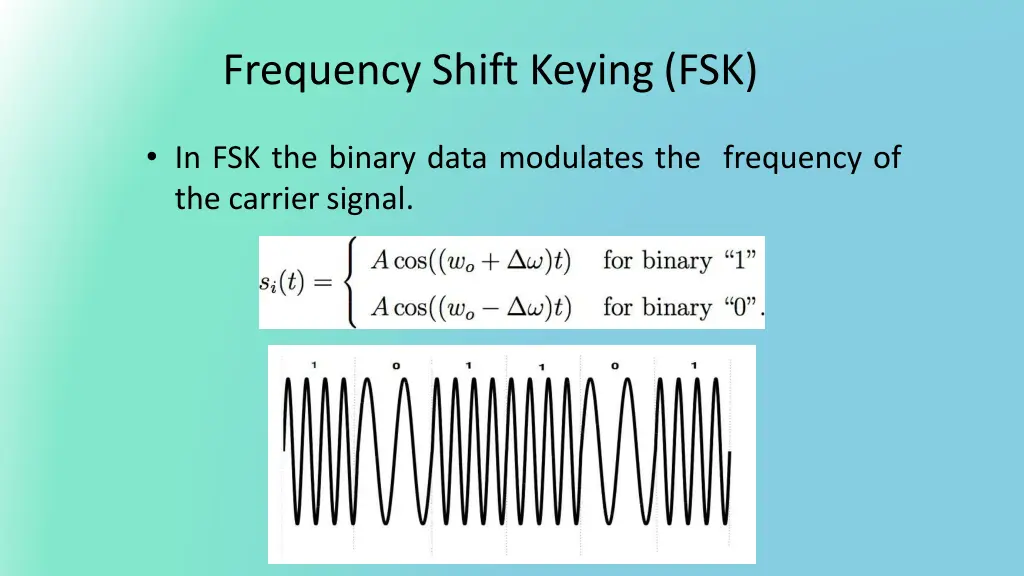 frequency shift keying fsk