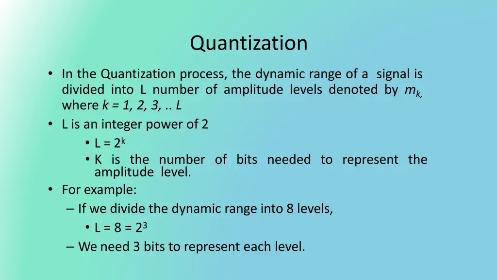 quantization 1
