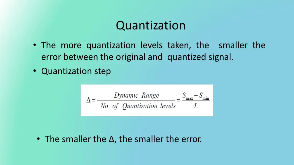 quantization 5