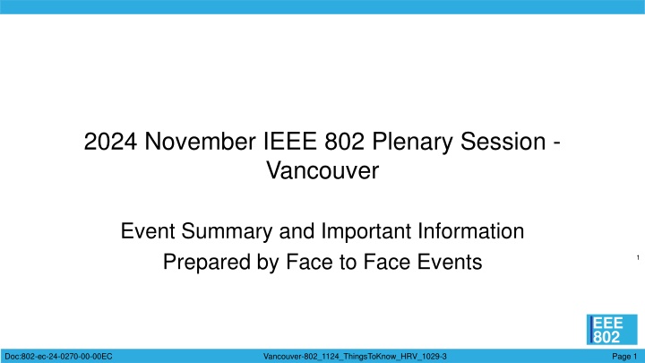 2024 november ieee 802 plenary session vancouver