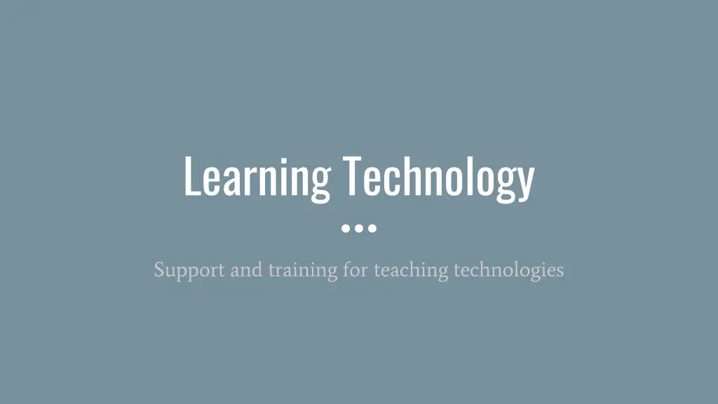 learning technology