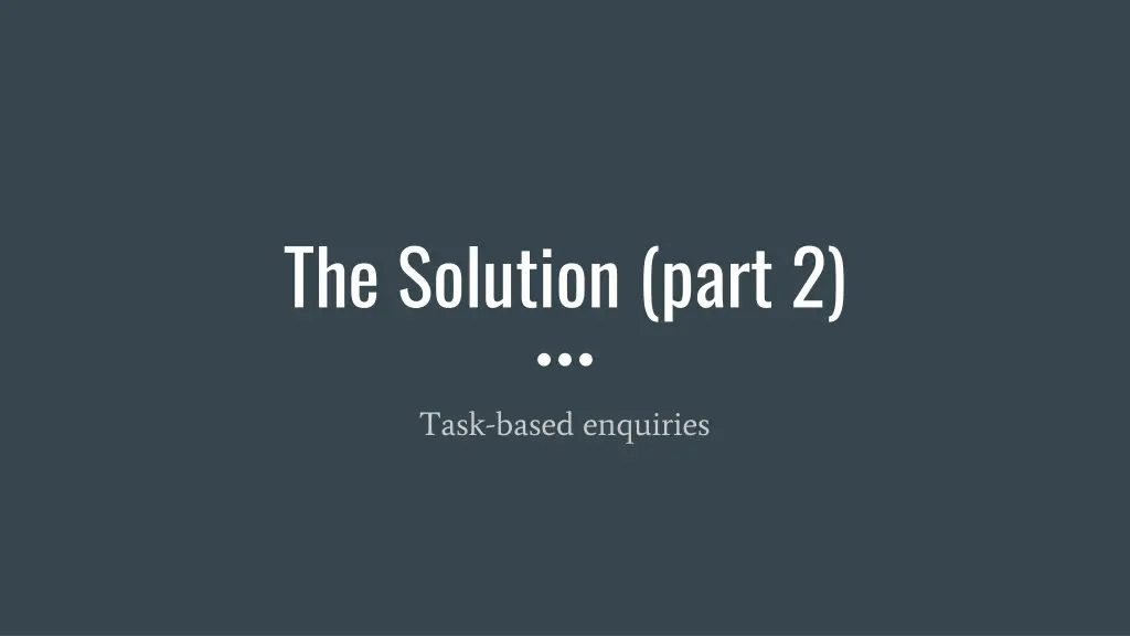 the solution part 2