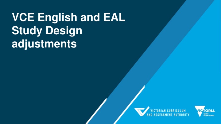 vce english and eal study design adjustments