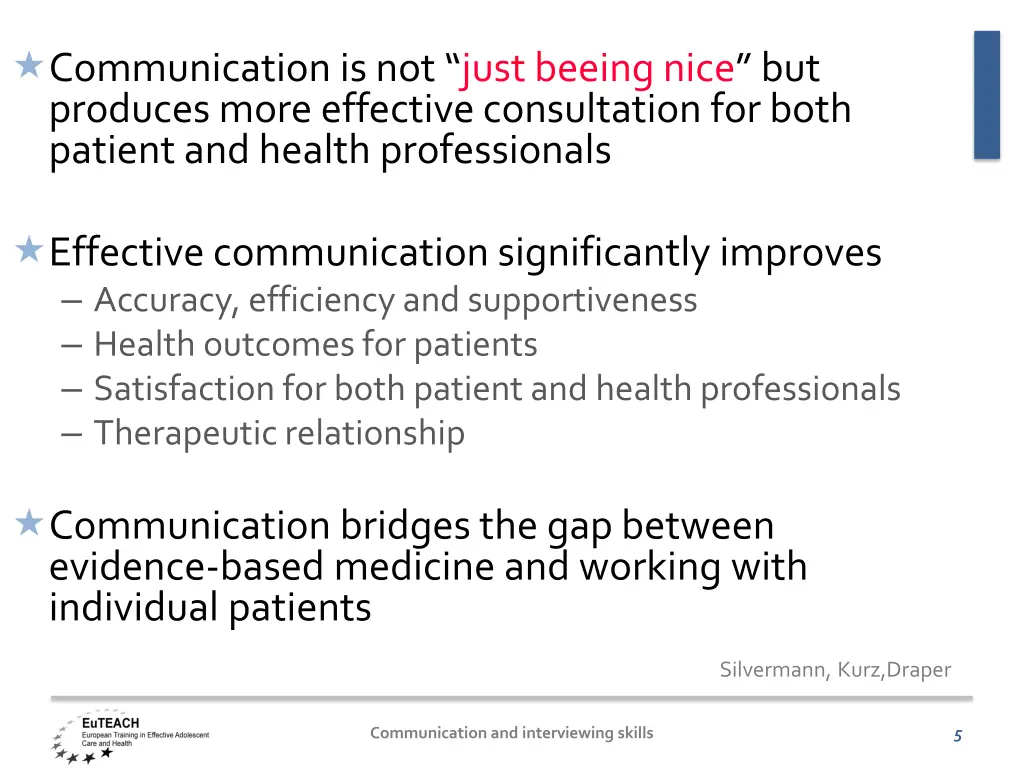 communication is not just beeing nice